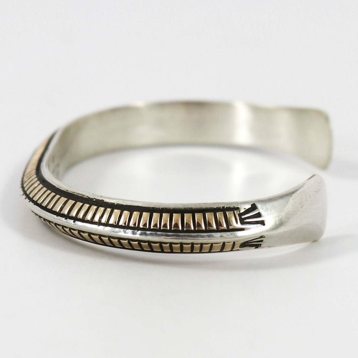 Gold and Silver Cuff by Bruce Morgan - Garland's