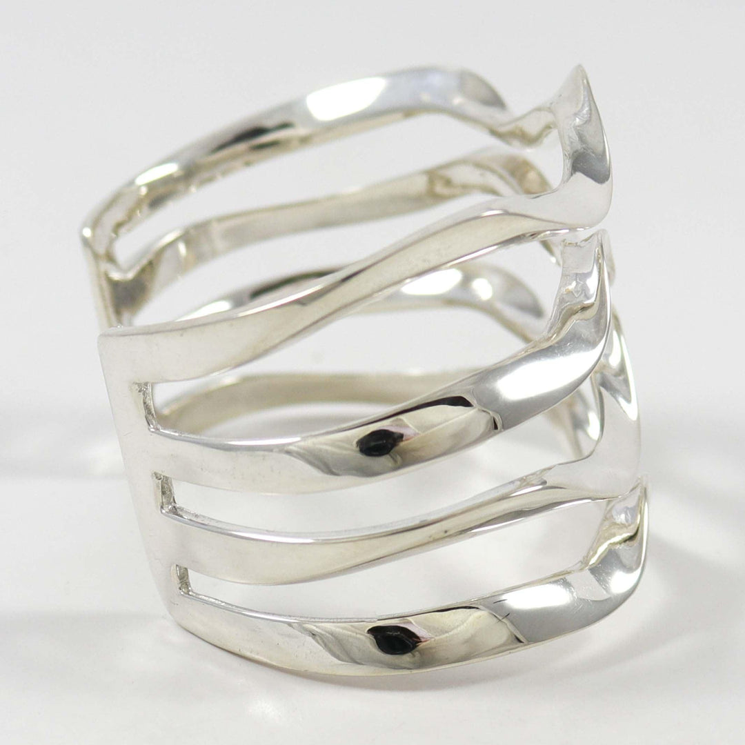 Silver Wave Cuff by Melanie and Michael Lente - Garland's