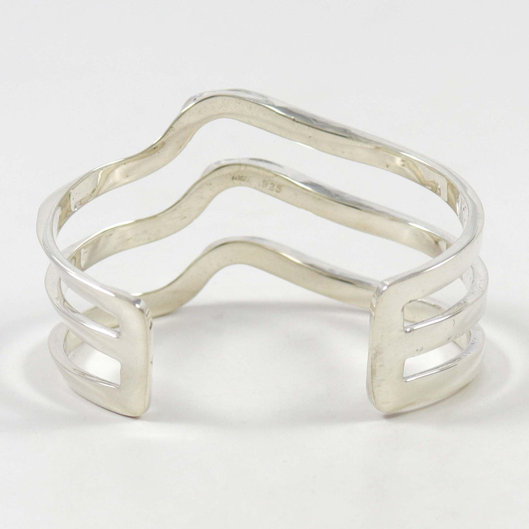 Silver Wave Cuff by Melanie and Michael Lente - Garland's