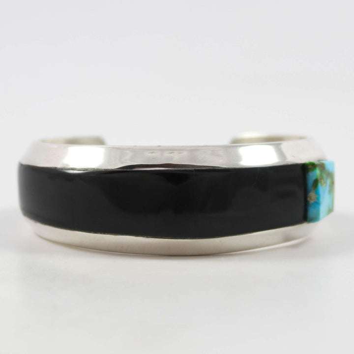 Black Jade and Turquoise Cuff by Na Na Ping - Garland's