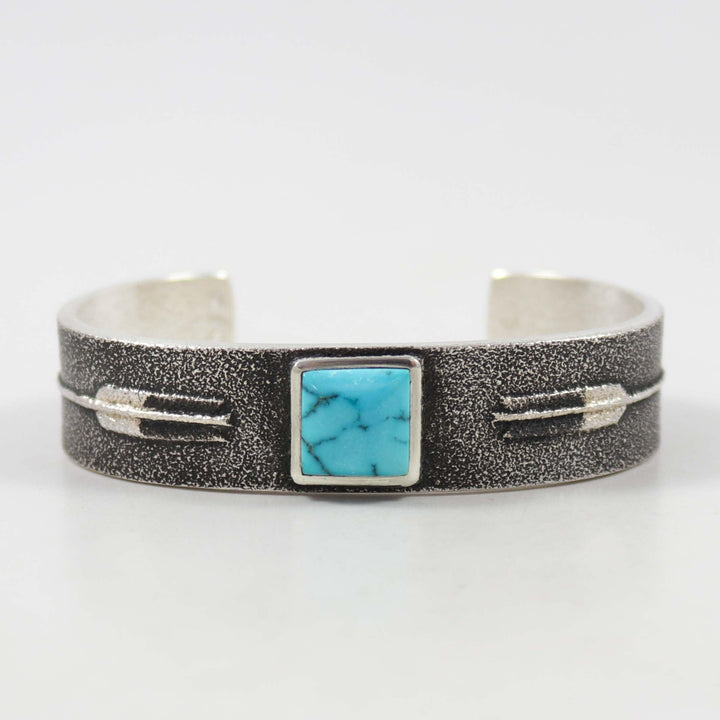 Lone Mountain Turquoise Cuff by Darryl Dean Begay - Garland's