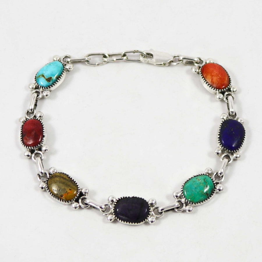 Multi-Stone Bracelet by Diane Lonjose - Garland's