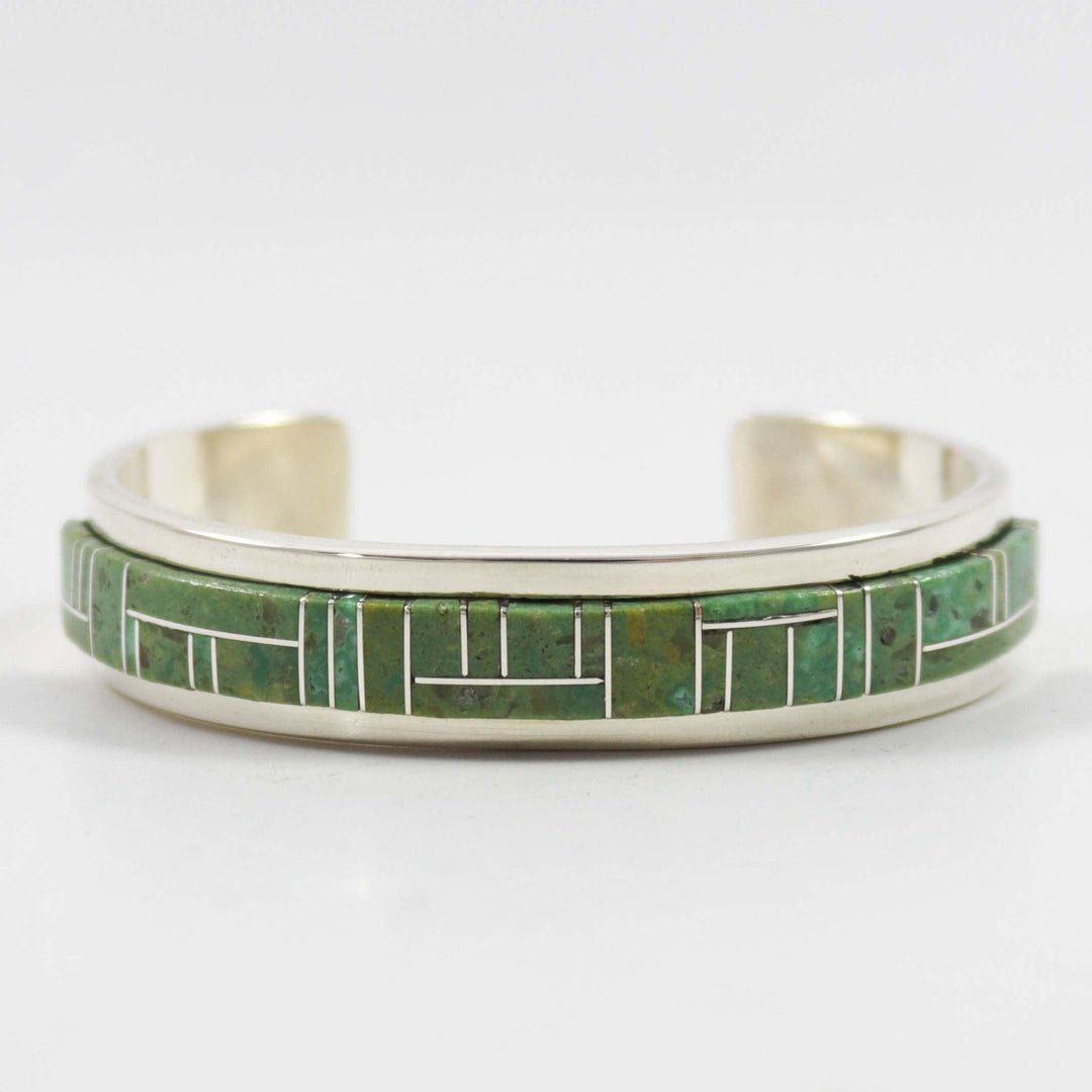 Variscite Inlay Cuff by Tommy Jackson - Garland's