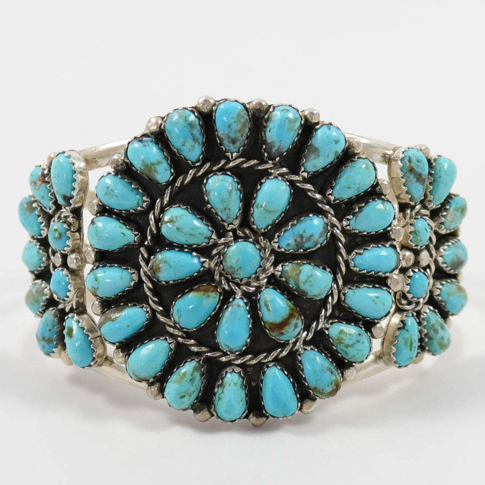 Kingman Turquoise Cuff by Fannie Begay - Garland's