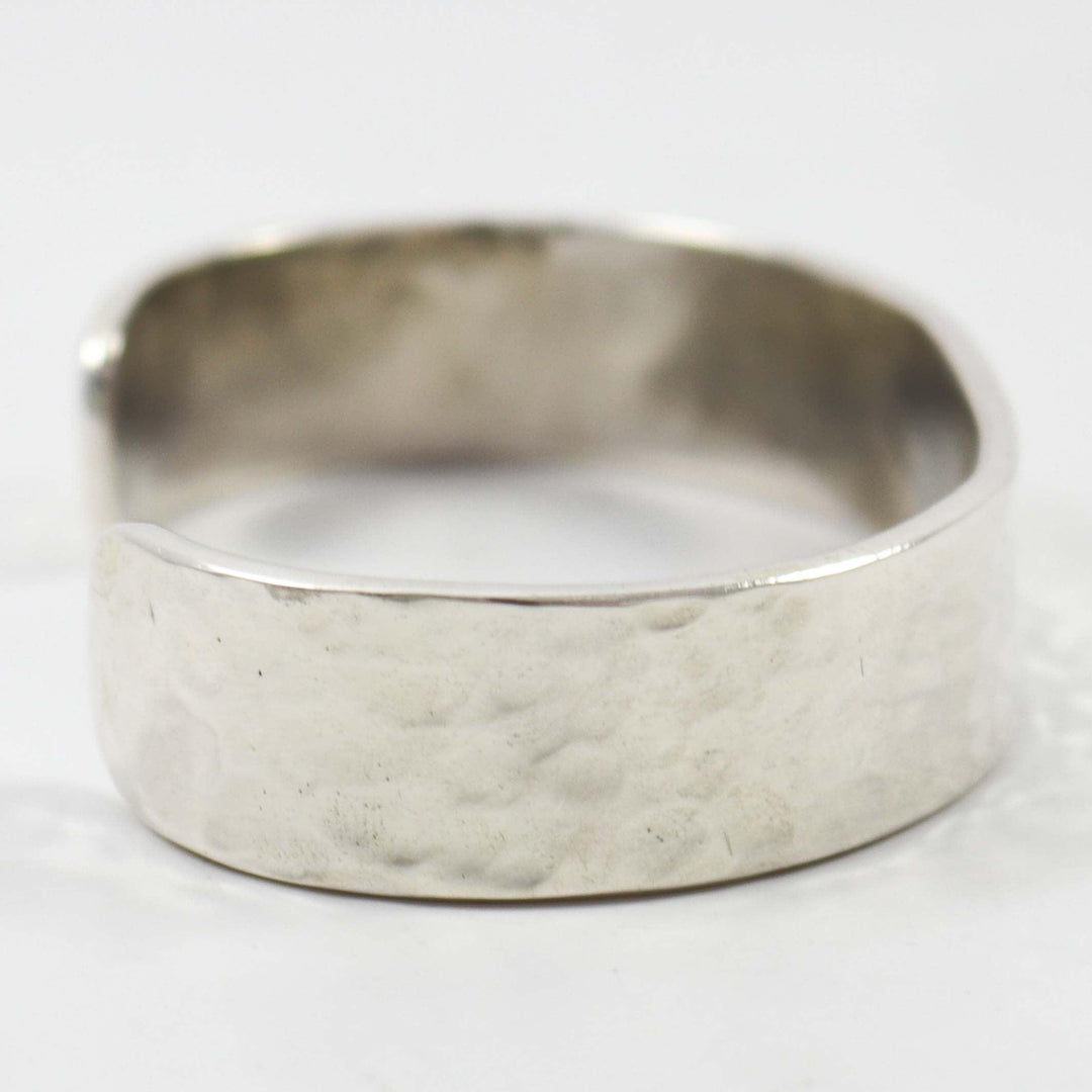 Hammered Silver Cuff by Anthony Redhorse - Garland's