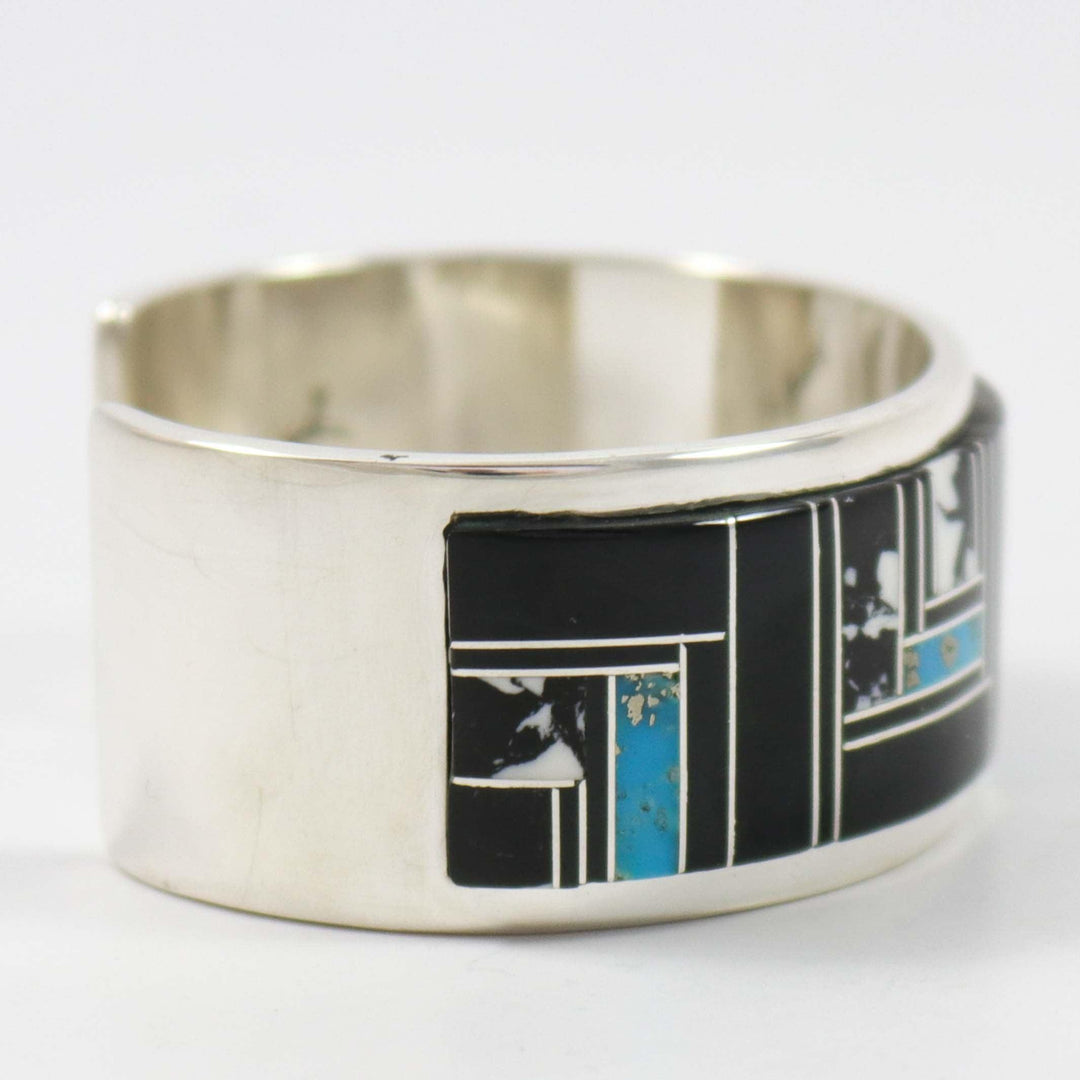 Multi-Stone Inlay Cuff by Tommy Jackson - Garland's