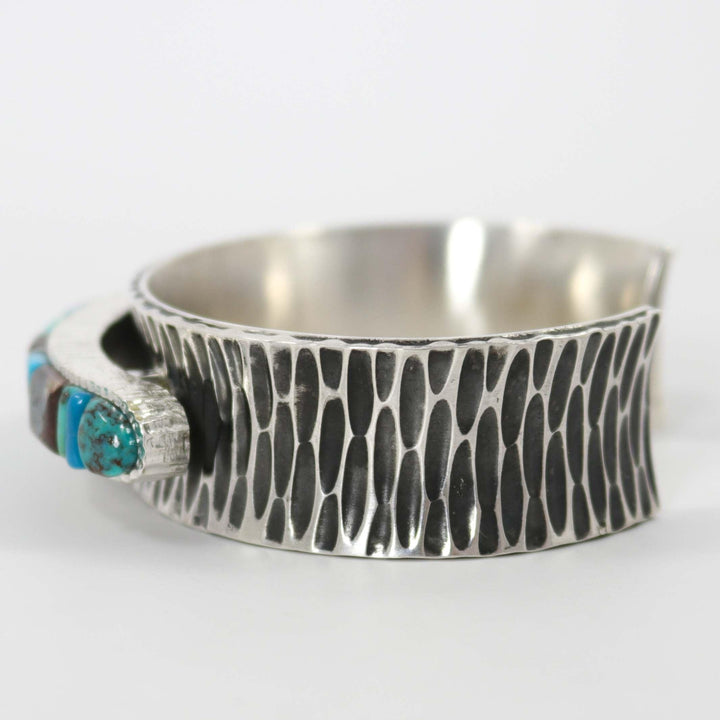 Bisbee Turquoise Cuff by Alvin Yellowhorse - Garland's