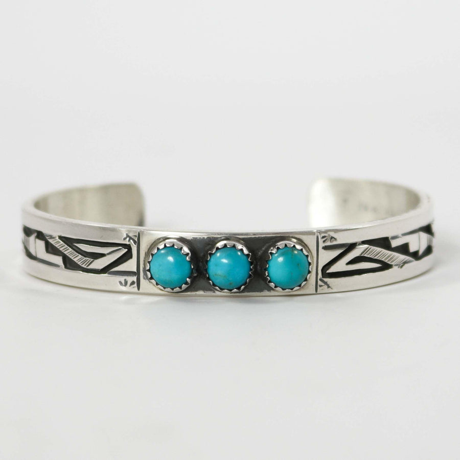 Kingman Turquoise Cuff by Peter Nelson - Garland's