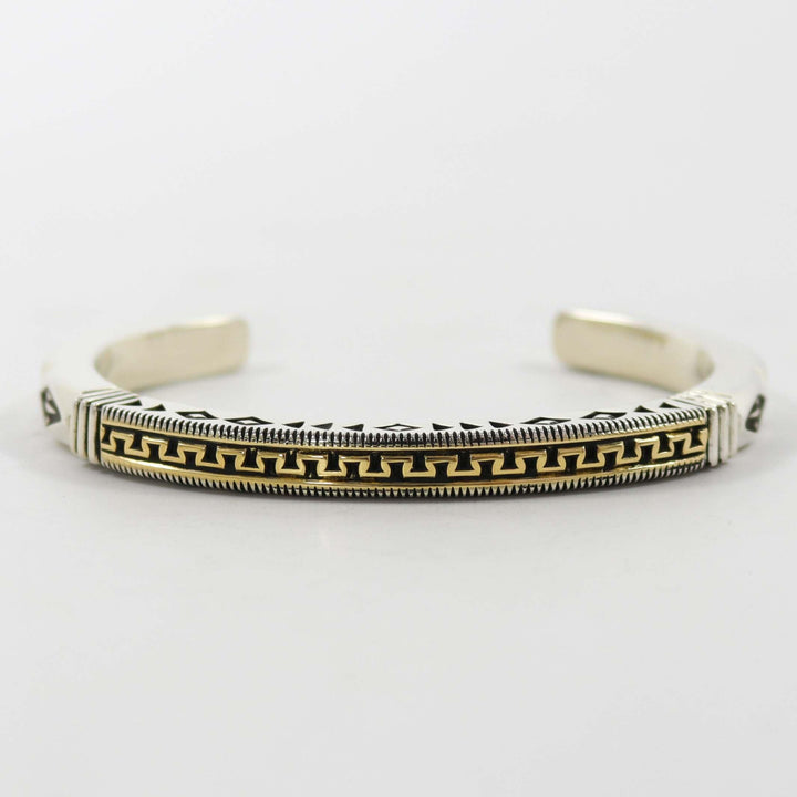 Gold on Silver Cuff