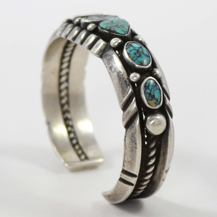 1940s Lone Mountain Turquoise Cuff