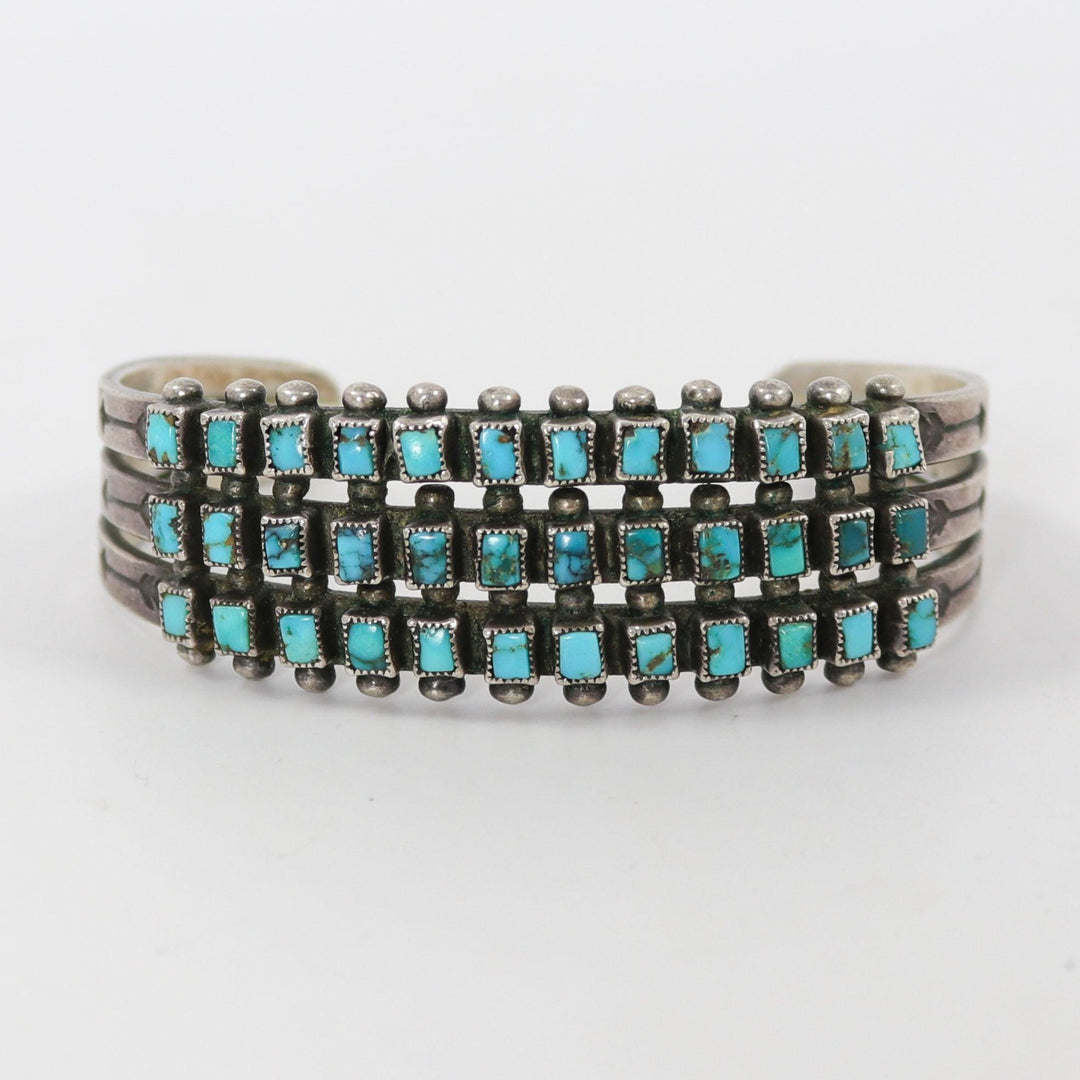 1940s Turquoise Row Bracelet