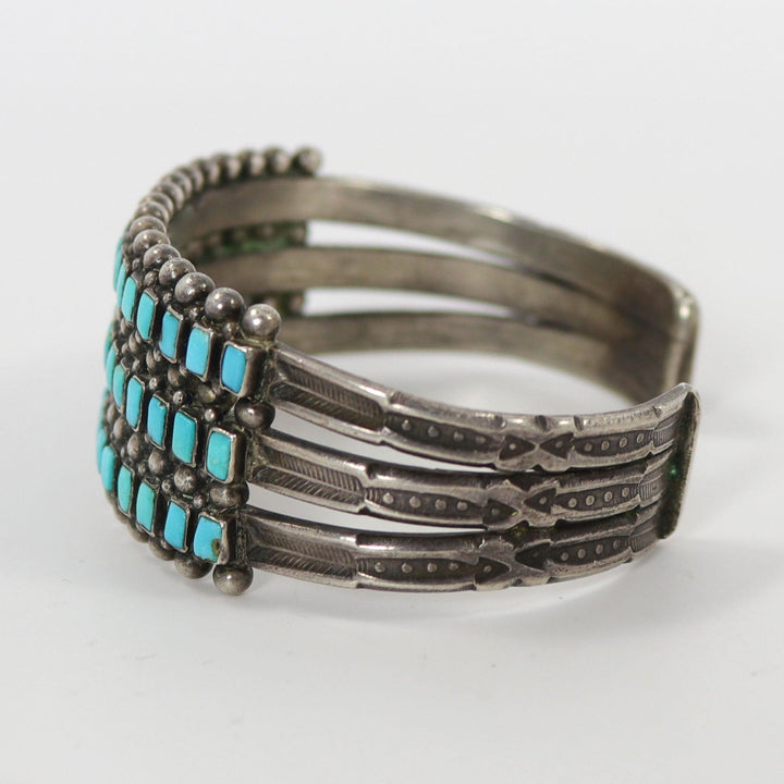 1940s Turquoise Row Bracelet