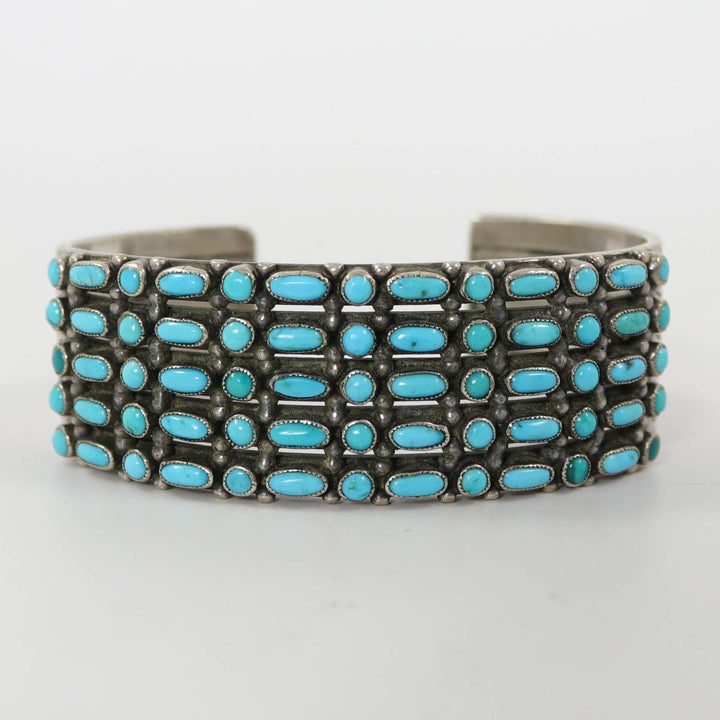 1930s Turquoise Row Bracelet