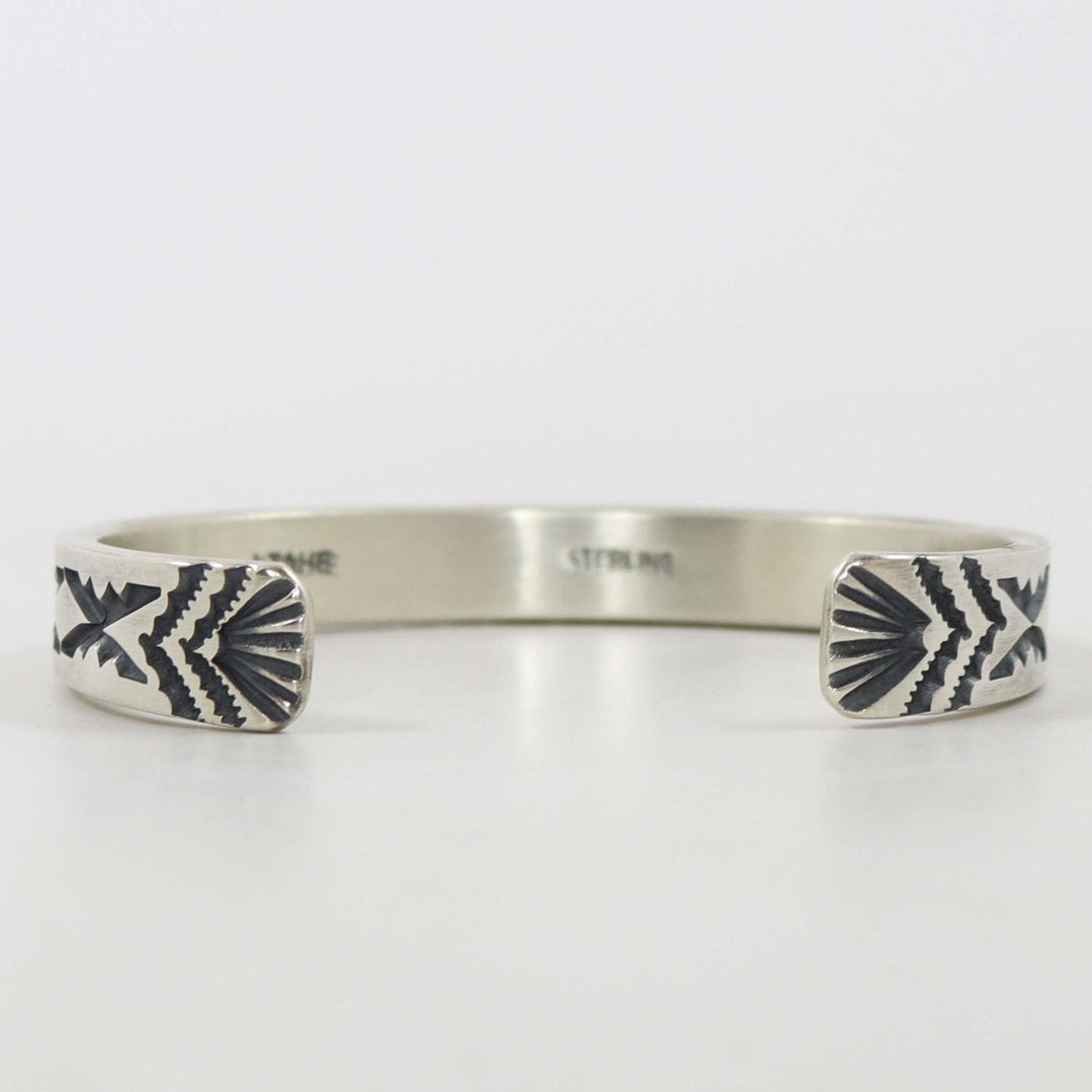 Stamped Silver Cuff