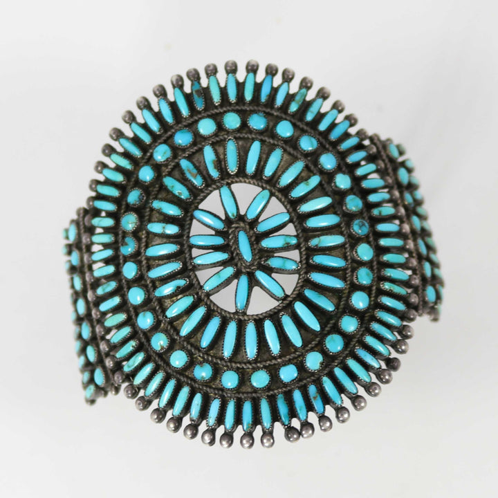 1940s Turquoise Cluster Cuff