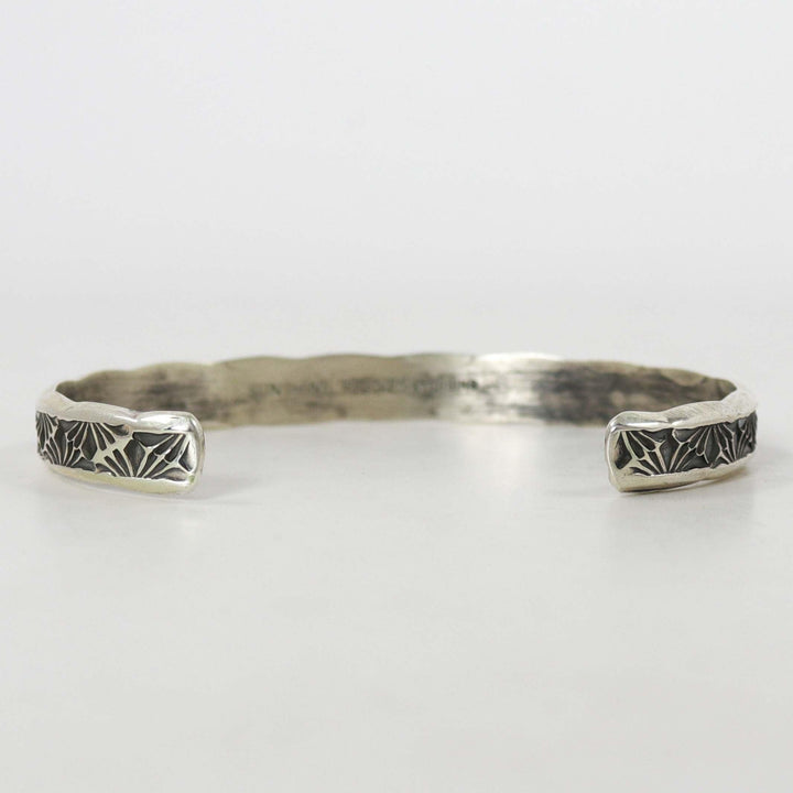 Stamped Silver Cuff