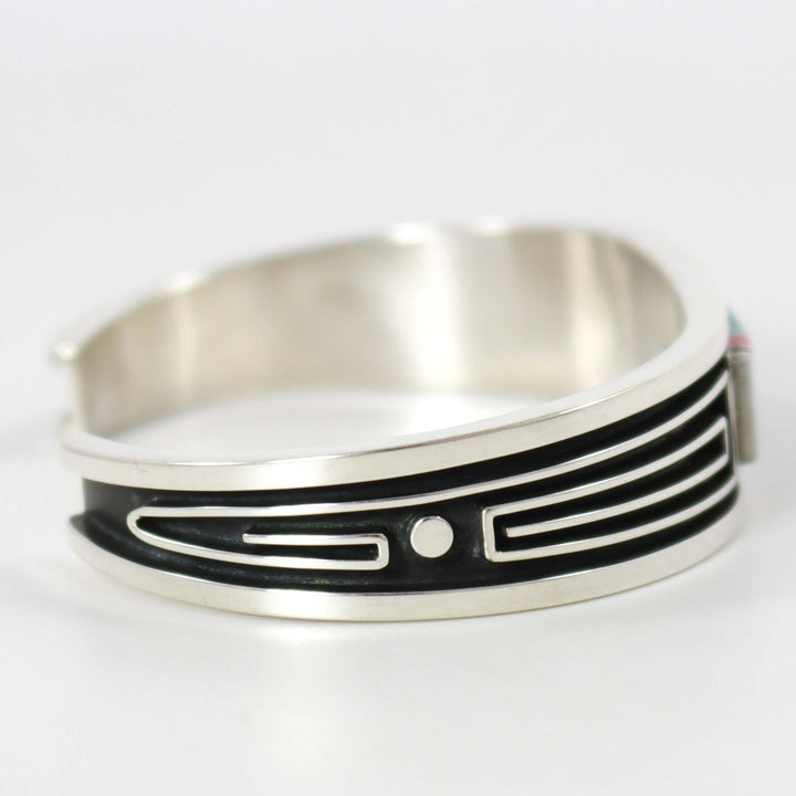 Multi-Stone Inlay Cuff