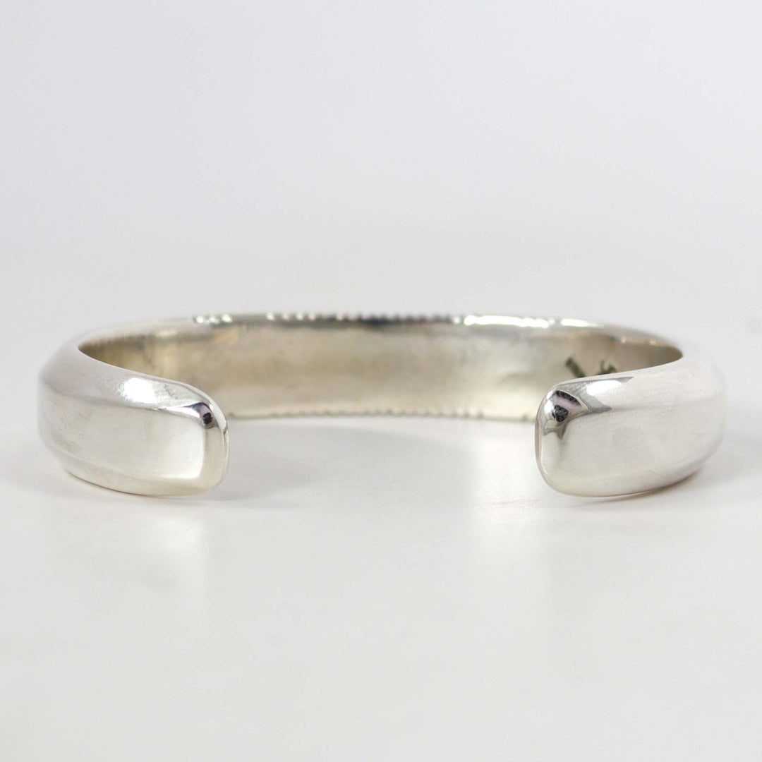 Filed Silver Cuff