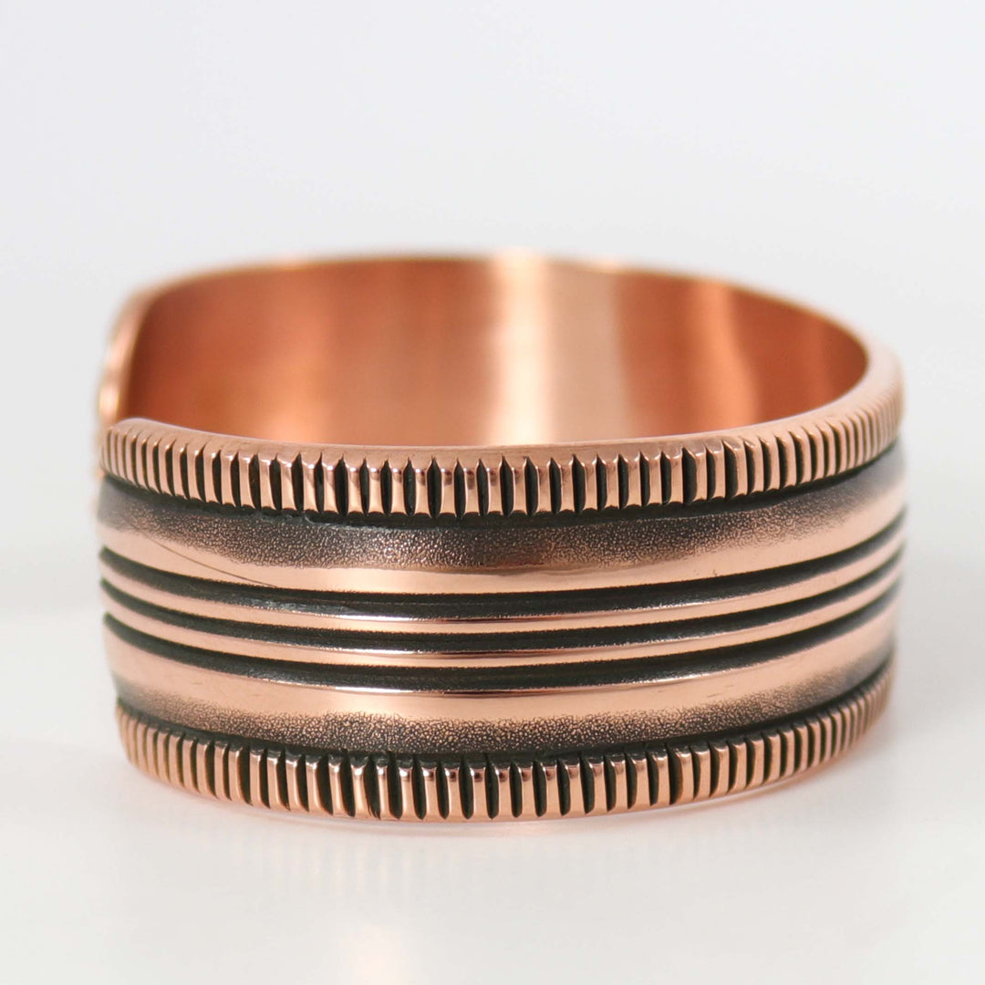 Stamped Copper Cuff