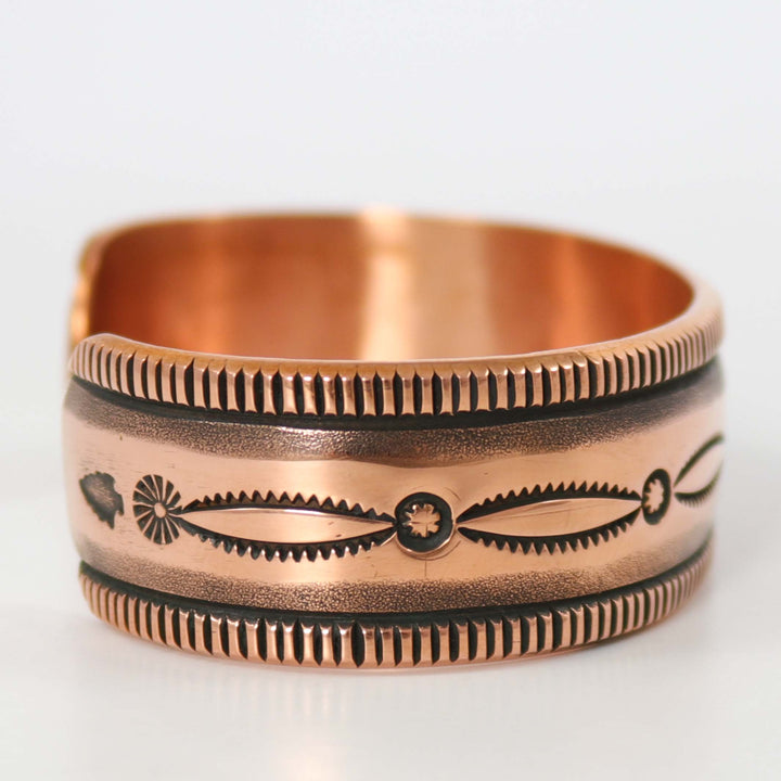 Stamped Copper Cuff