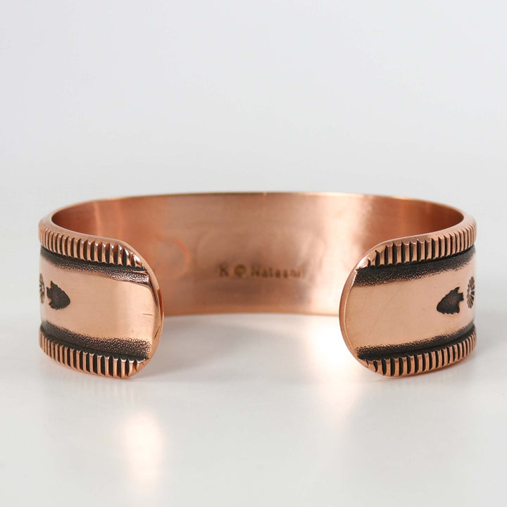 Stamped Copper Cuff