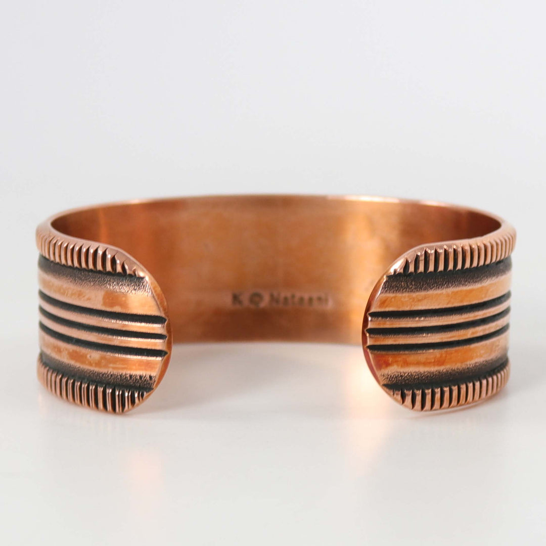 Stamped Copper Cuff