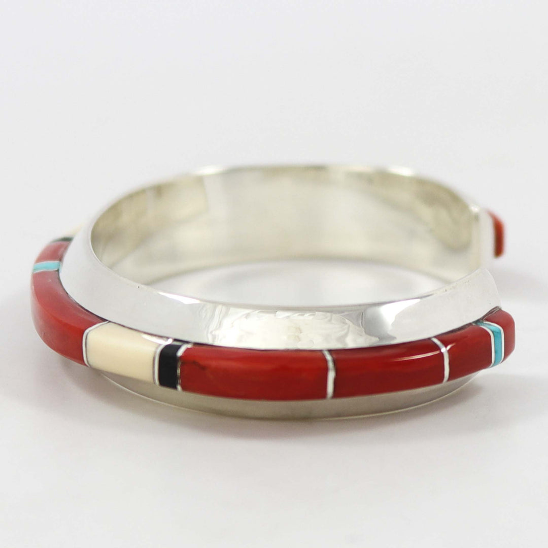 Multi-Stone Inlay Cuff