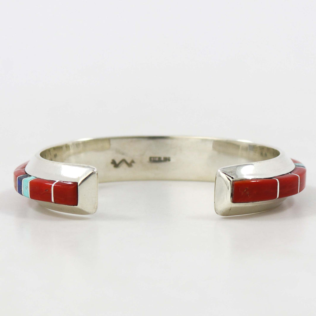 Multi-Stone Inlay Cuff