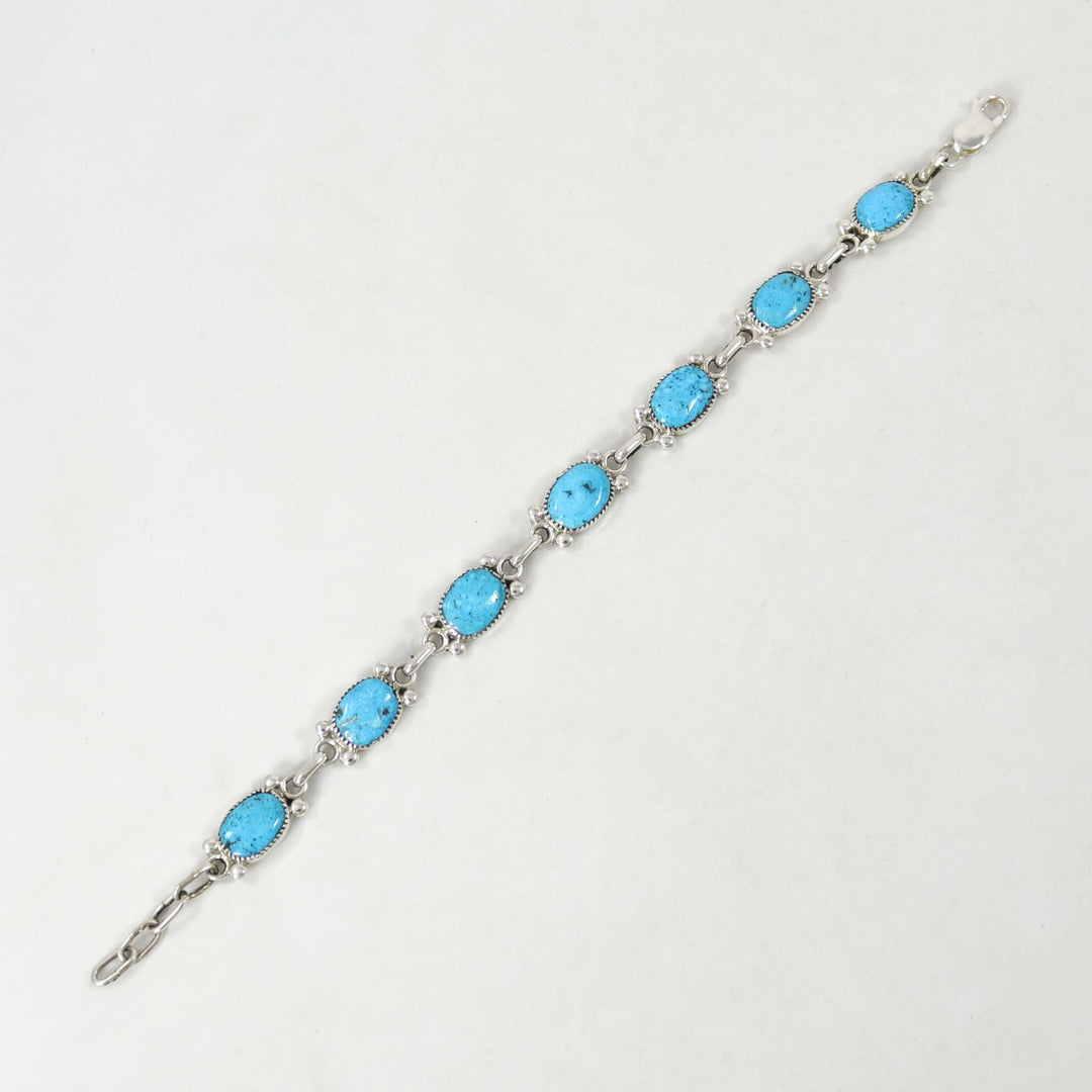 Kingman Turquoise Link Bracelet