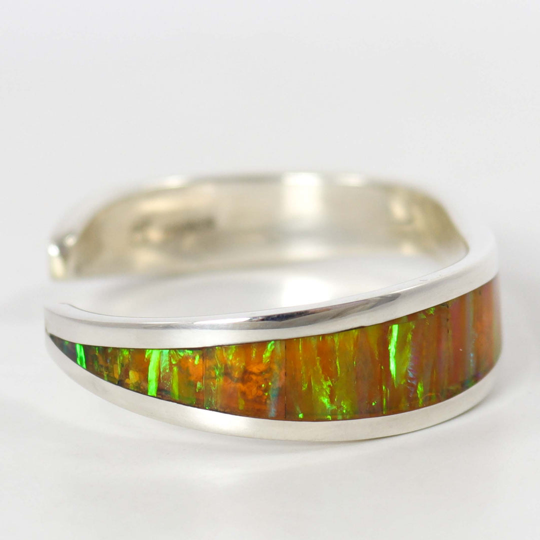 Opal Inlay Cuff