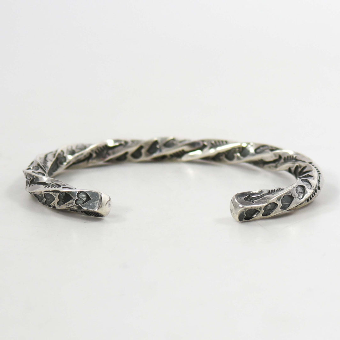 Twisted Silver Cuff