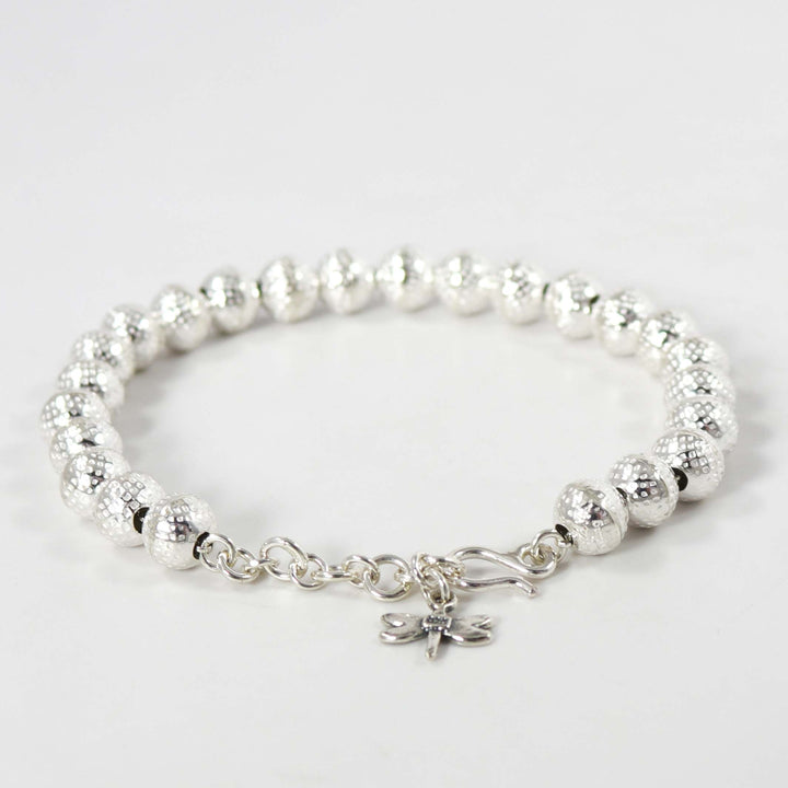 Silver Bead Bracelet