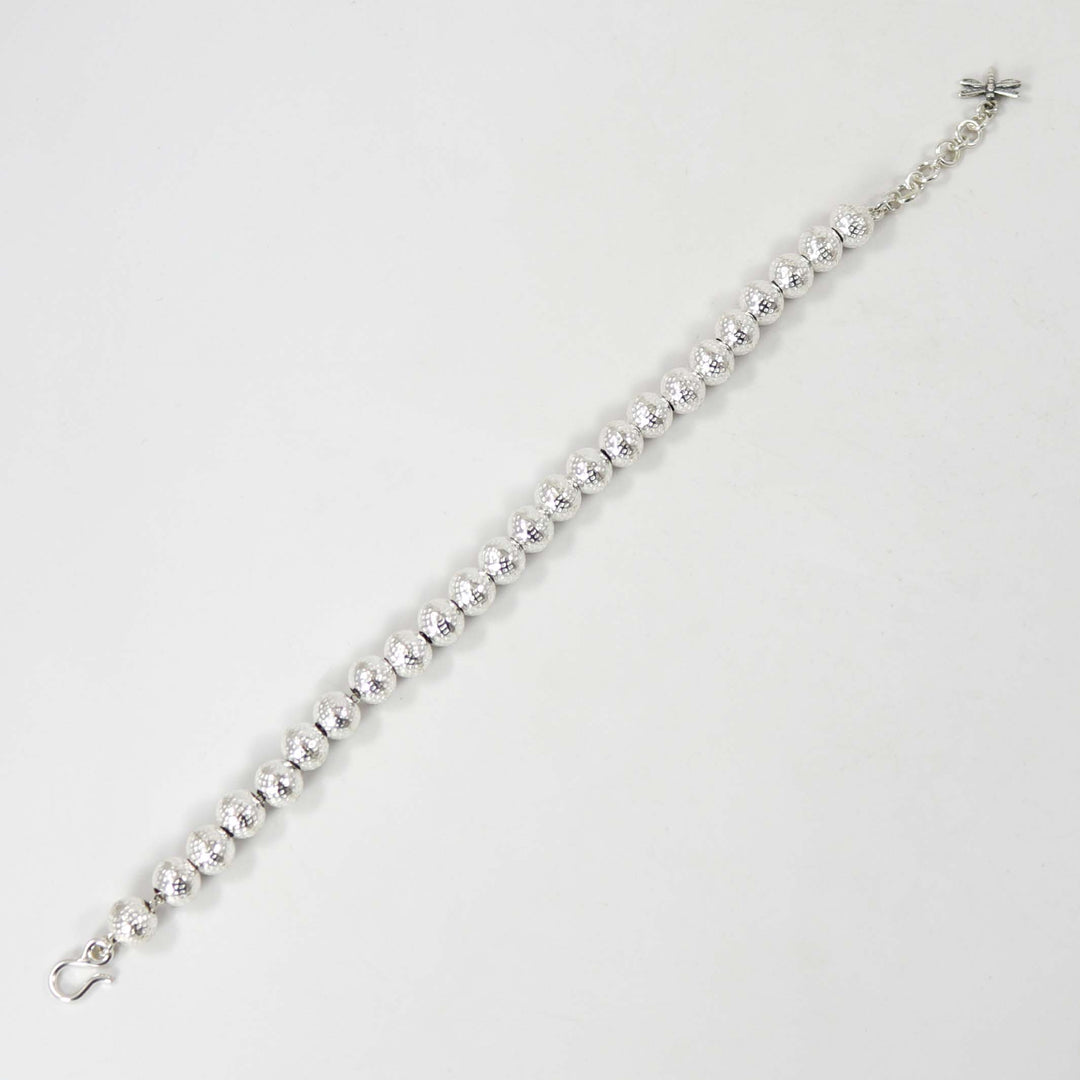 Silver Bead Bracelet