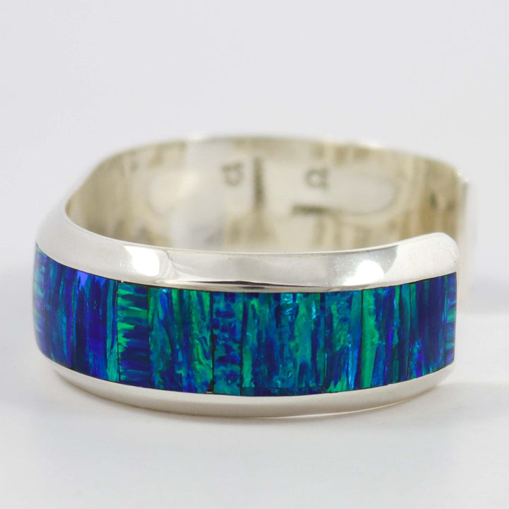 Opal Inlay Cuff