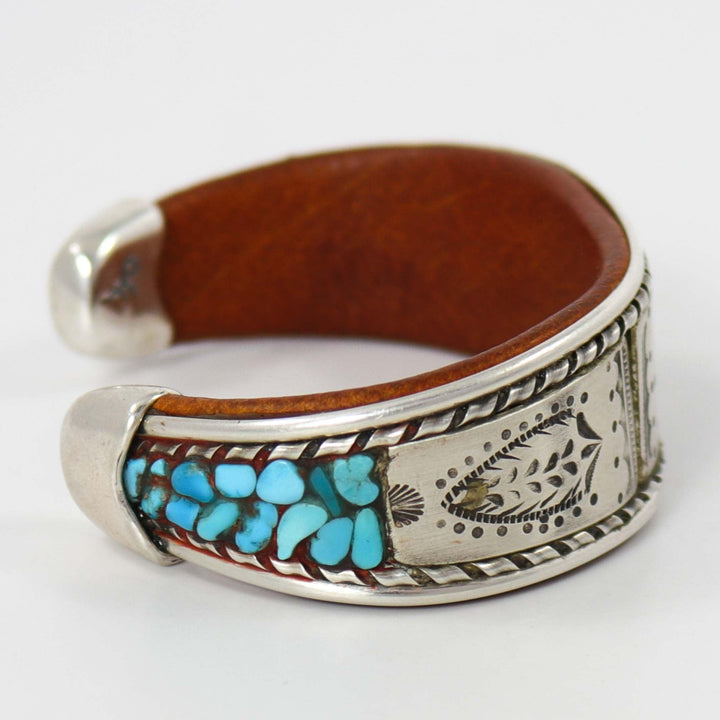 Turquoise Inlay Cuff