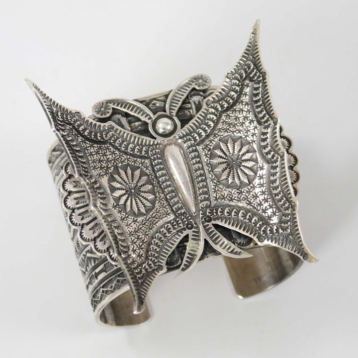 Silver Butterfly Cuff