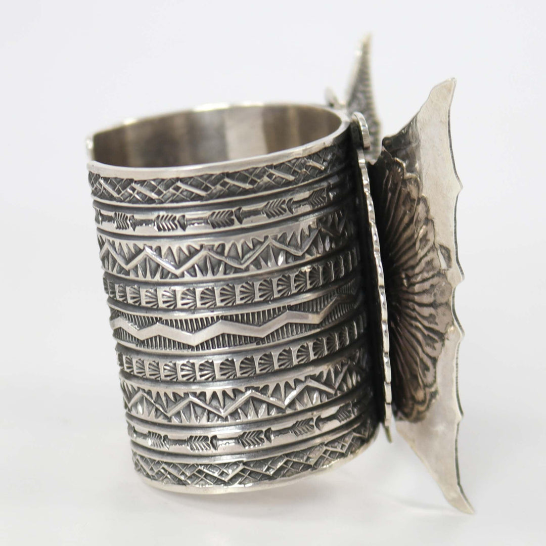 Silver Butterfly Cuff