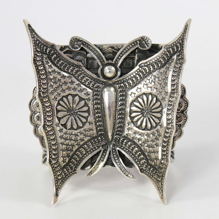 Silver Butterfly Cuff