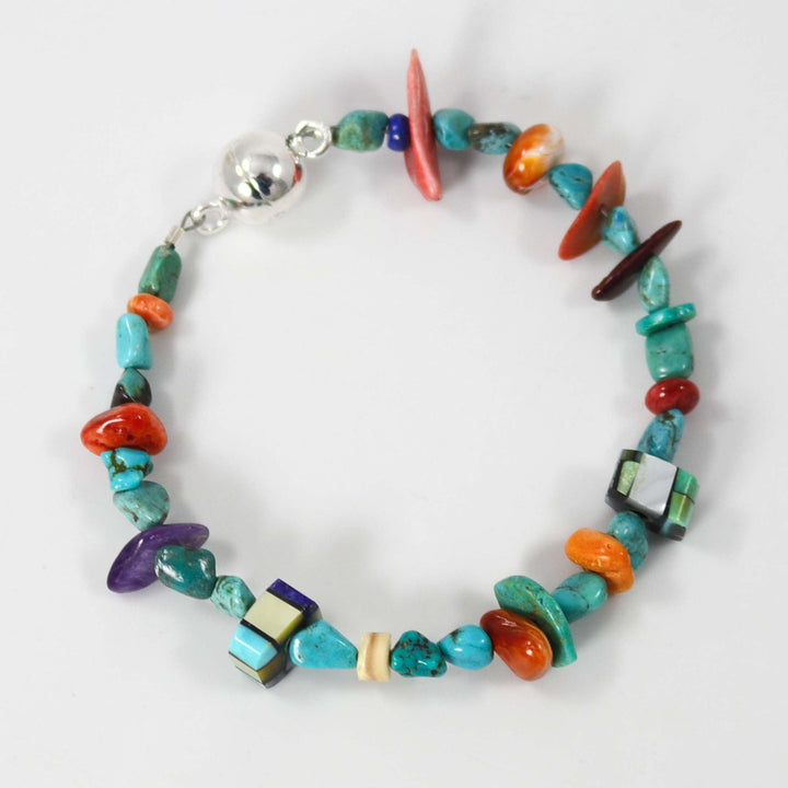 Multi-Stone Bead Bracelet