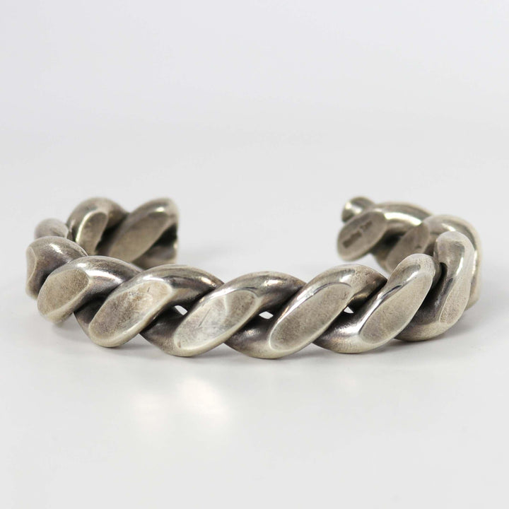 Twisted Silver Cuff