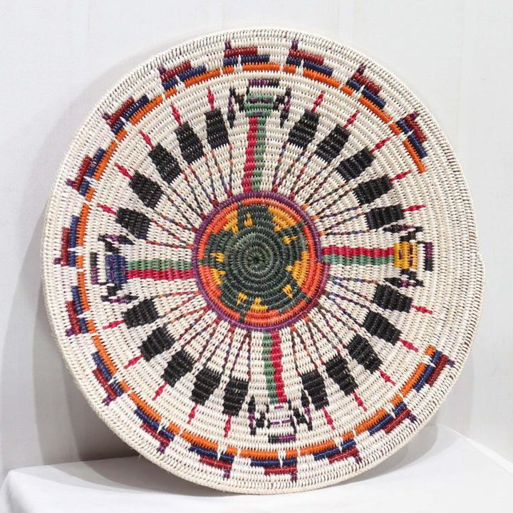Navajo Sandpainting Basket by Jonathan Black - Garland's