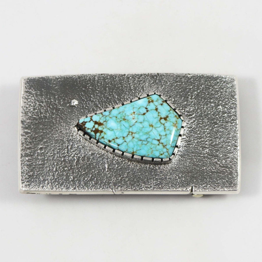 Number Eight Turquoise Buckle by Peter Nelson - Garland's