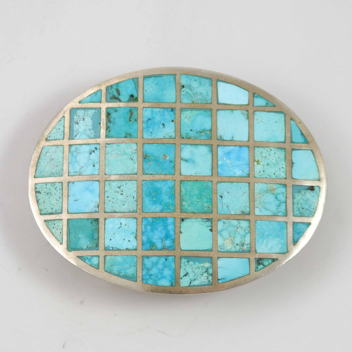 Turquoise Inlay Buckle by Federico - Garland's