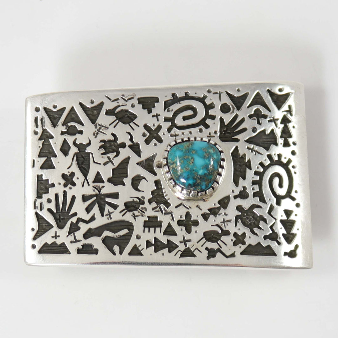 Lone Mountain Turquoise Buckle