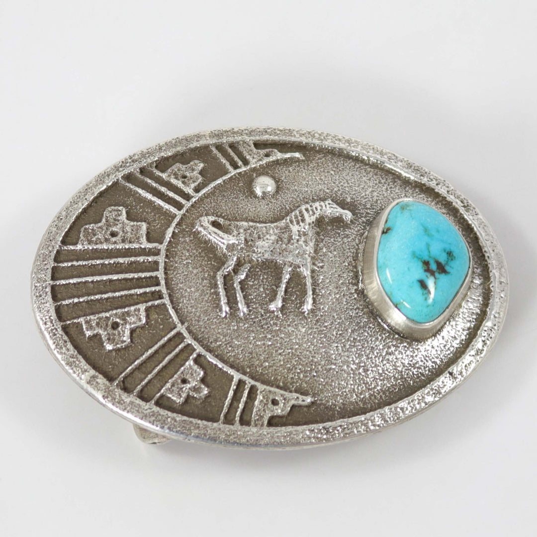 Turquoise Horse Buckle