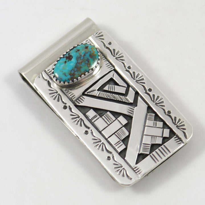 Kingman Turquoise Money Clip by Peter Nelson - Garland's