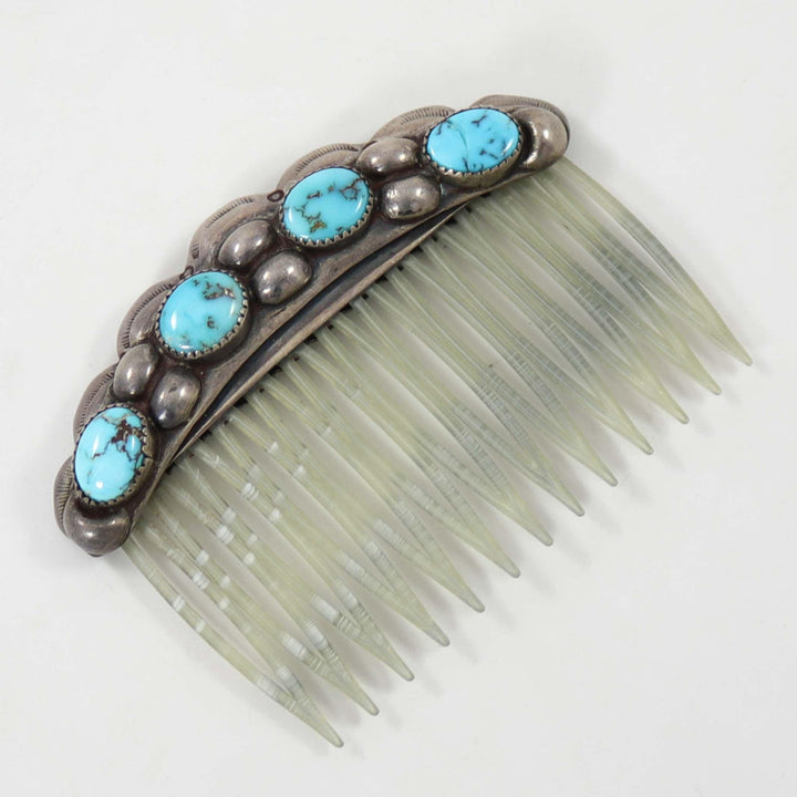 1930s Turquoise Hair Comb