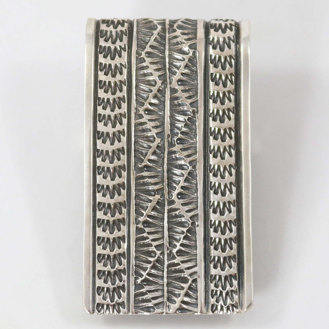 Stamped Silver Money Clip