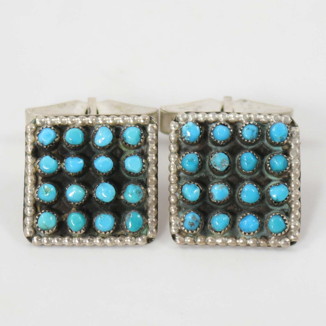 1970s Turquoise Cufflinks