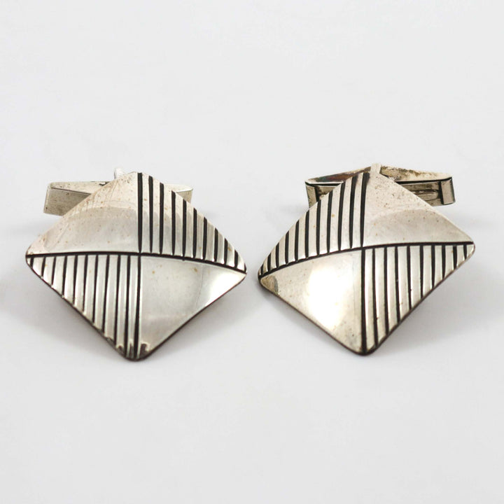 1970s Silver Cufflinks